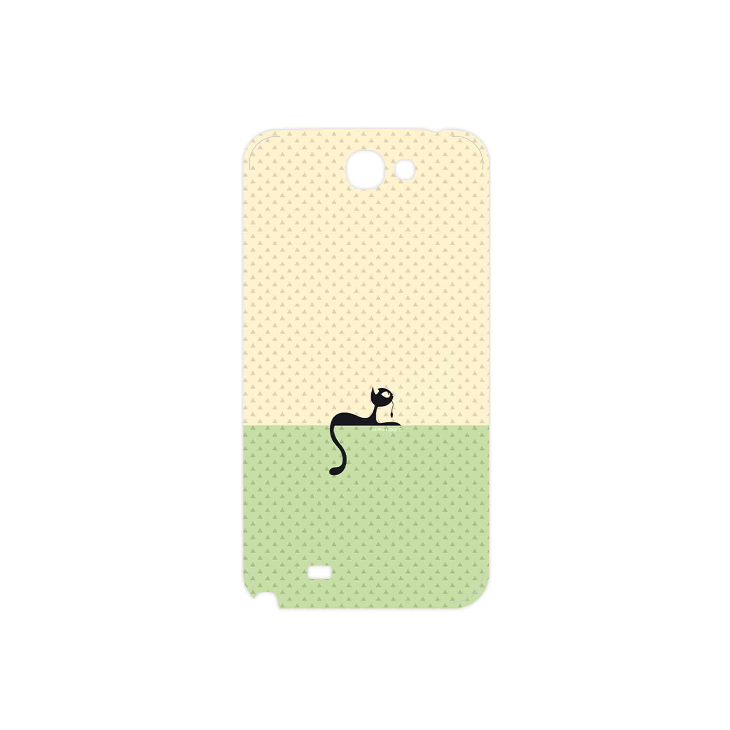 برچسب پوششی ماهوت مدل Minimal Internet Cat Icon مناسب برای گوشی موبایل سامسونگ Galaxy Note 2