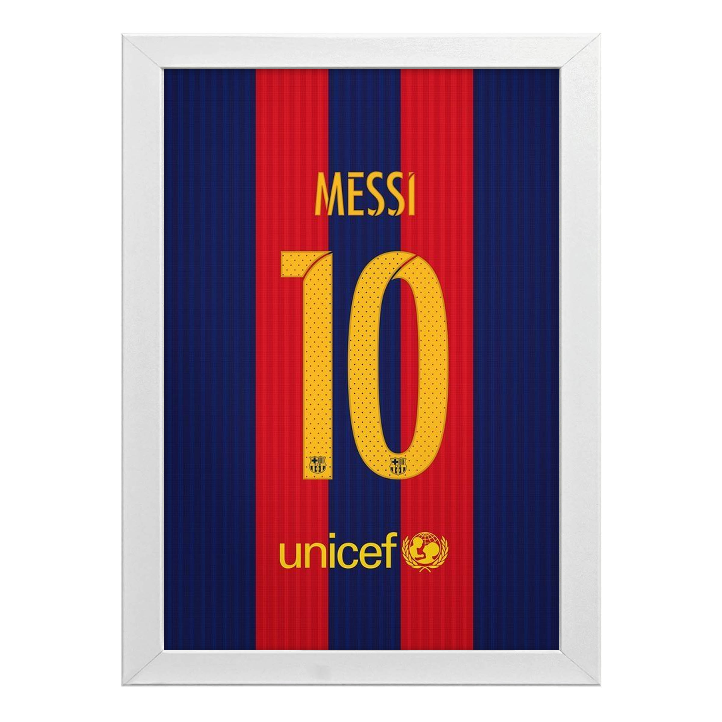 تابلو طرح پیراهن لیونل مسی کد t40