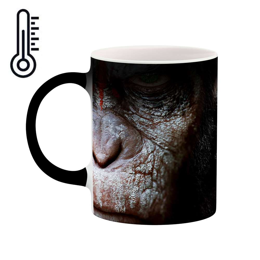 ماگ حرارتی طرح فیلم سیاره میمون ها  مدل mgph15863