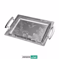 سینی آیینه ای دسته صدفی زاماک کی اس تی مدل 615