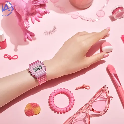 ساعت کاسیو F-91WS-4D صورتی (های کپی A   )