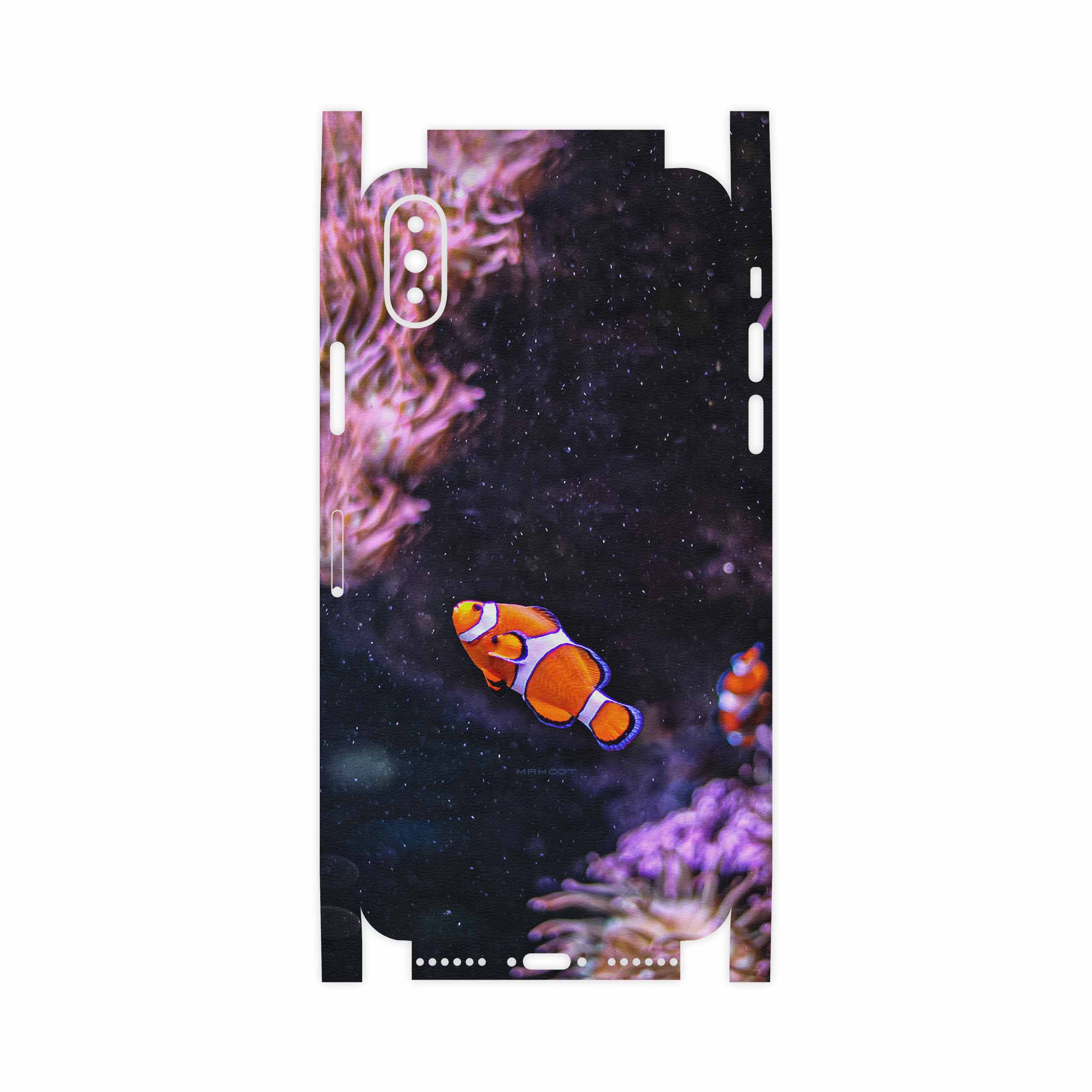 برچسب پوششی ماهوت مدل Clownfish-FullSkin مناسب برای گوشی موبایل اپل iPhone X
