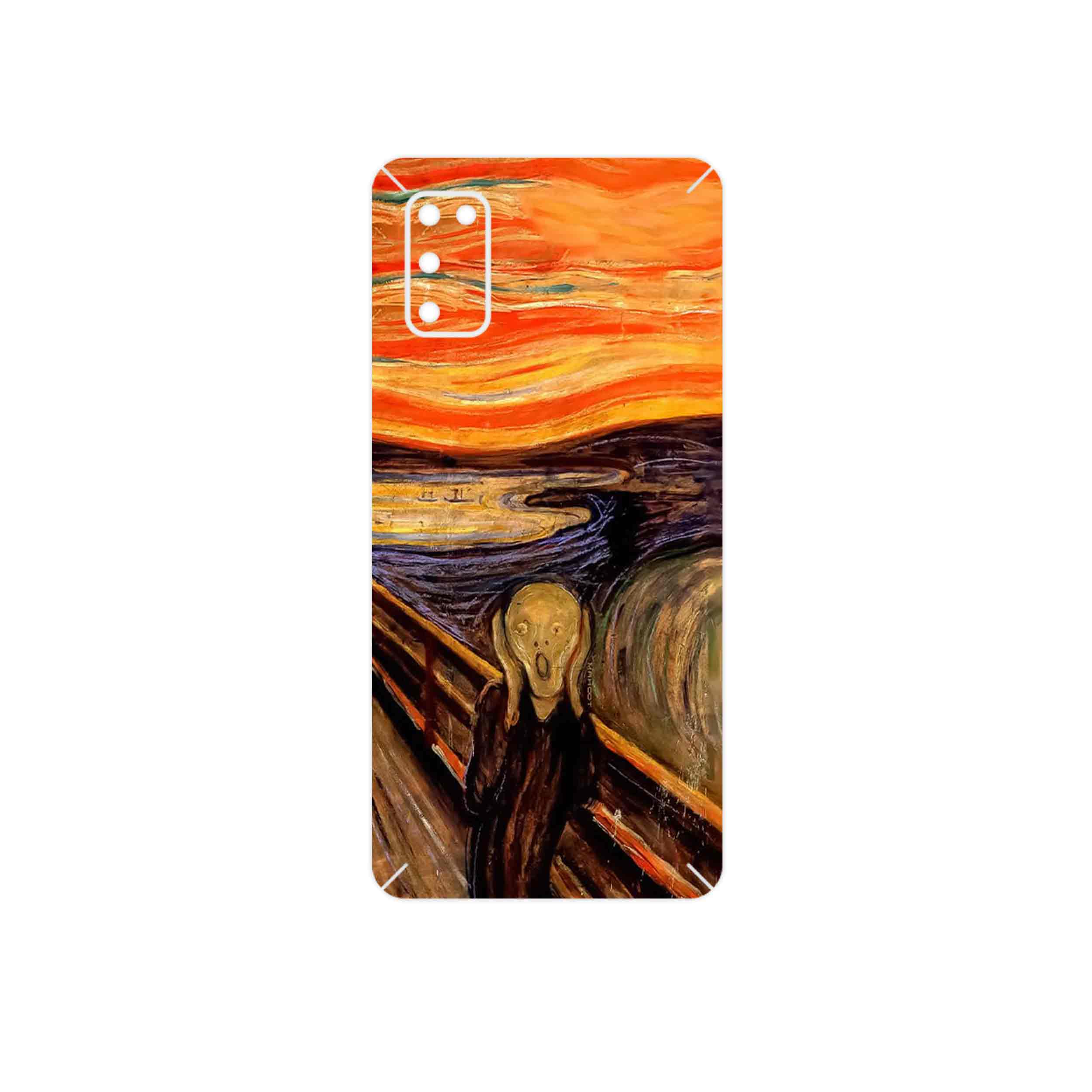برچسب پوششی ماهوت مدل The Scream of Munch مناسب برای گوشی موبایل سامسونگ Galaxy A41