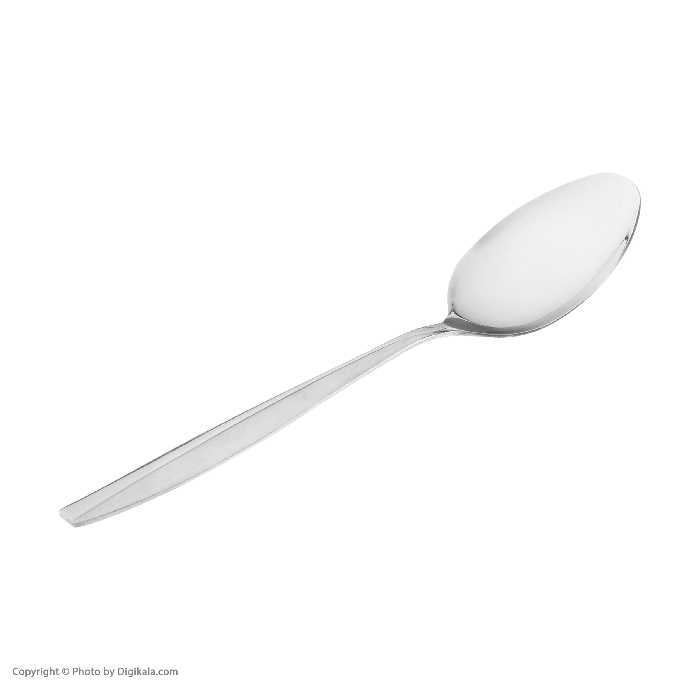 قاشق غذا خوری مدل موج بسته 6 عددی