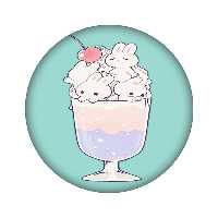 زیر لیوانی مدل بستنی کد 1674