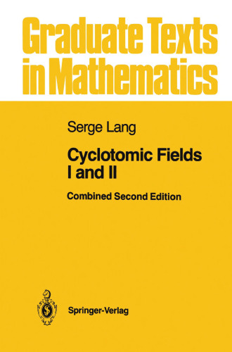 خرید و دانلود نسخه کامل کتاب Cyclotomic Fields I and II