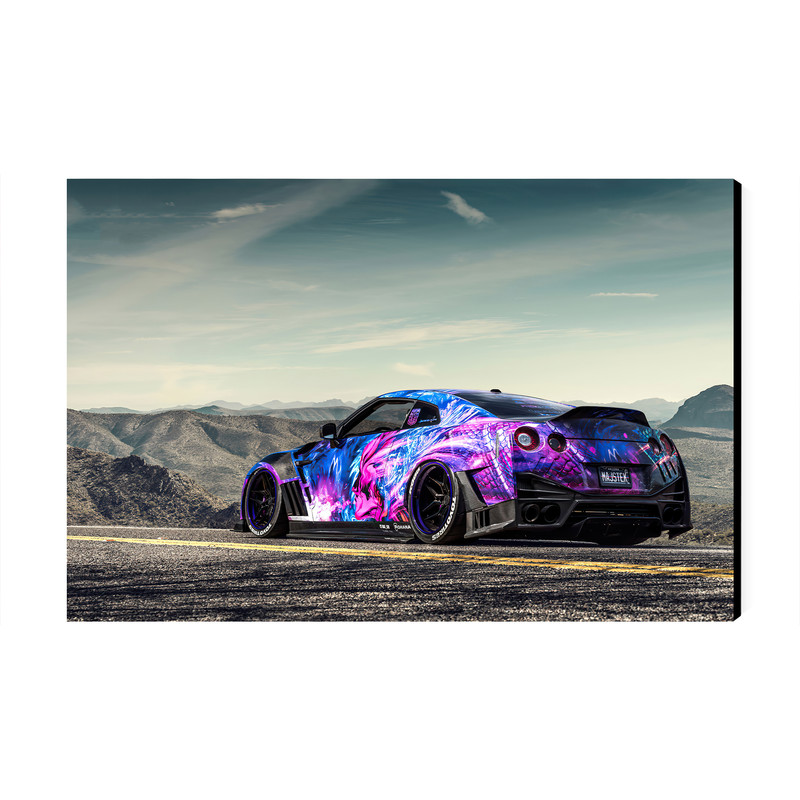 تابلو شاسی عرش مدل ماشین نیسان Nissan کد As3405 | دنیای قاب