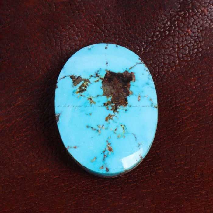 نگین فیروزه شجری کد 14145 - جواهری مشاهیر