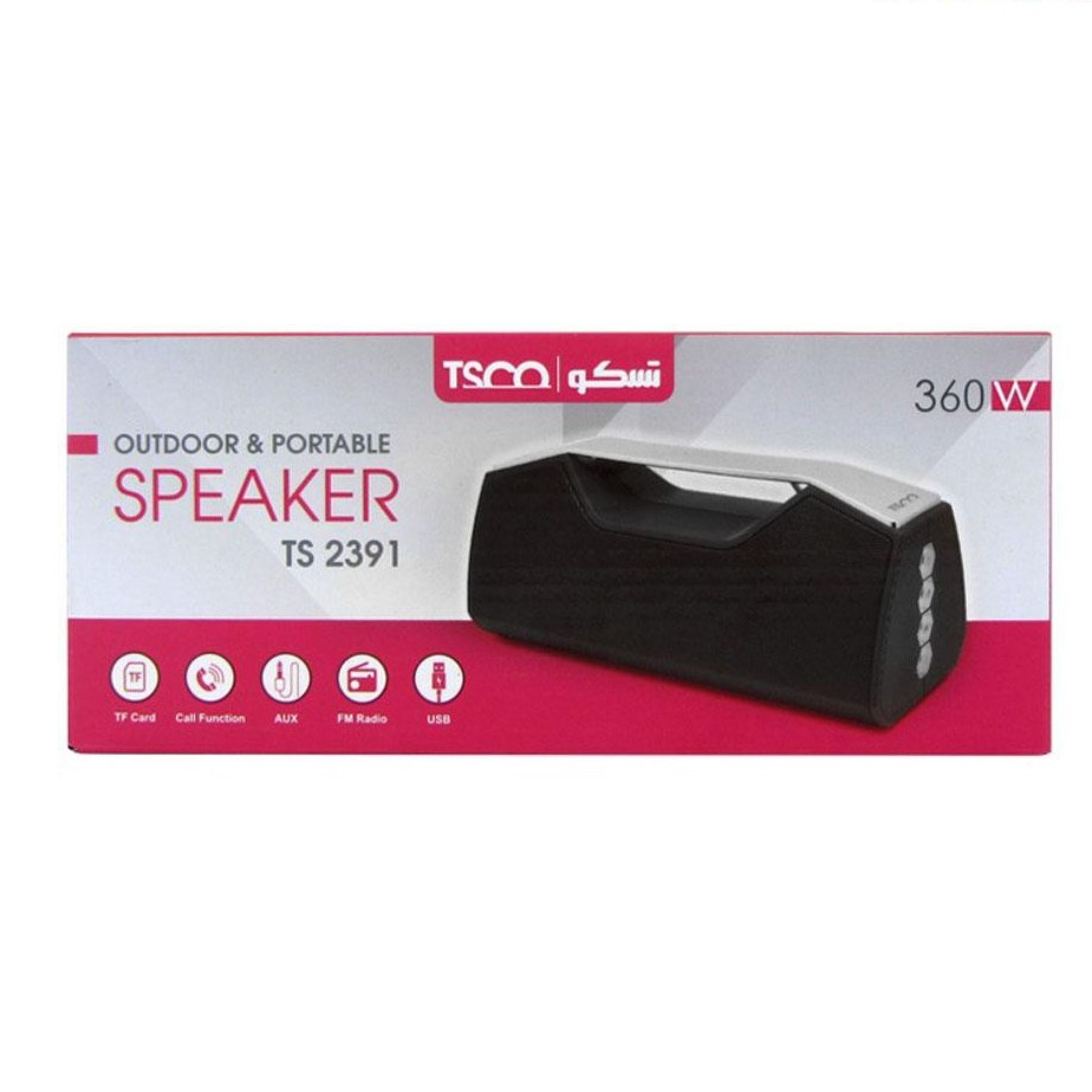 اسپیکر بلوتوثی قابل حمل تسکو مدل TS 2391