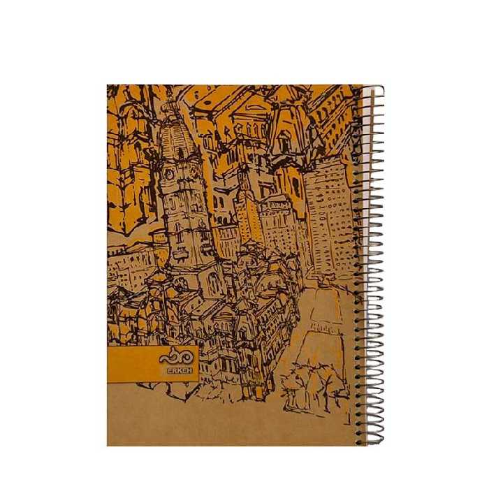 دفتر مشق 150برگ برکه مدل فنری کد 6304 | چاوه