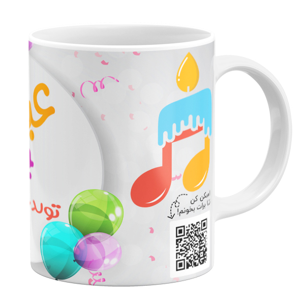 ماگ مدل تولد عبداله