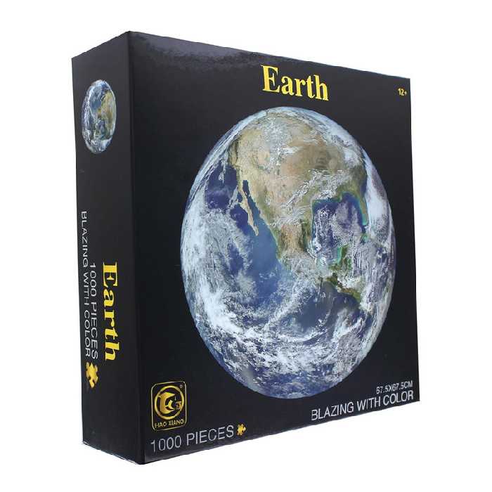 پازل 1000 تکه طرح کره زمین مدل دایره | چاوه