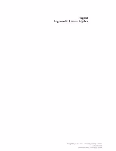 خرید و دانلود نسخه کامل کتاب Angewandte Lineare Algebra