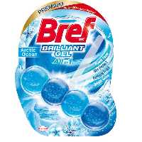 خوشبوکننده و ضد عفونی کننده برف ژلی توالت فرنگی تکی با رایحه اقیانوس  Bref