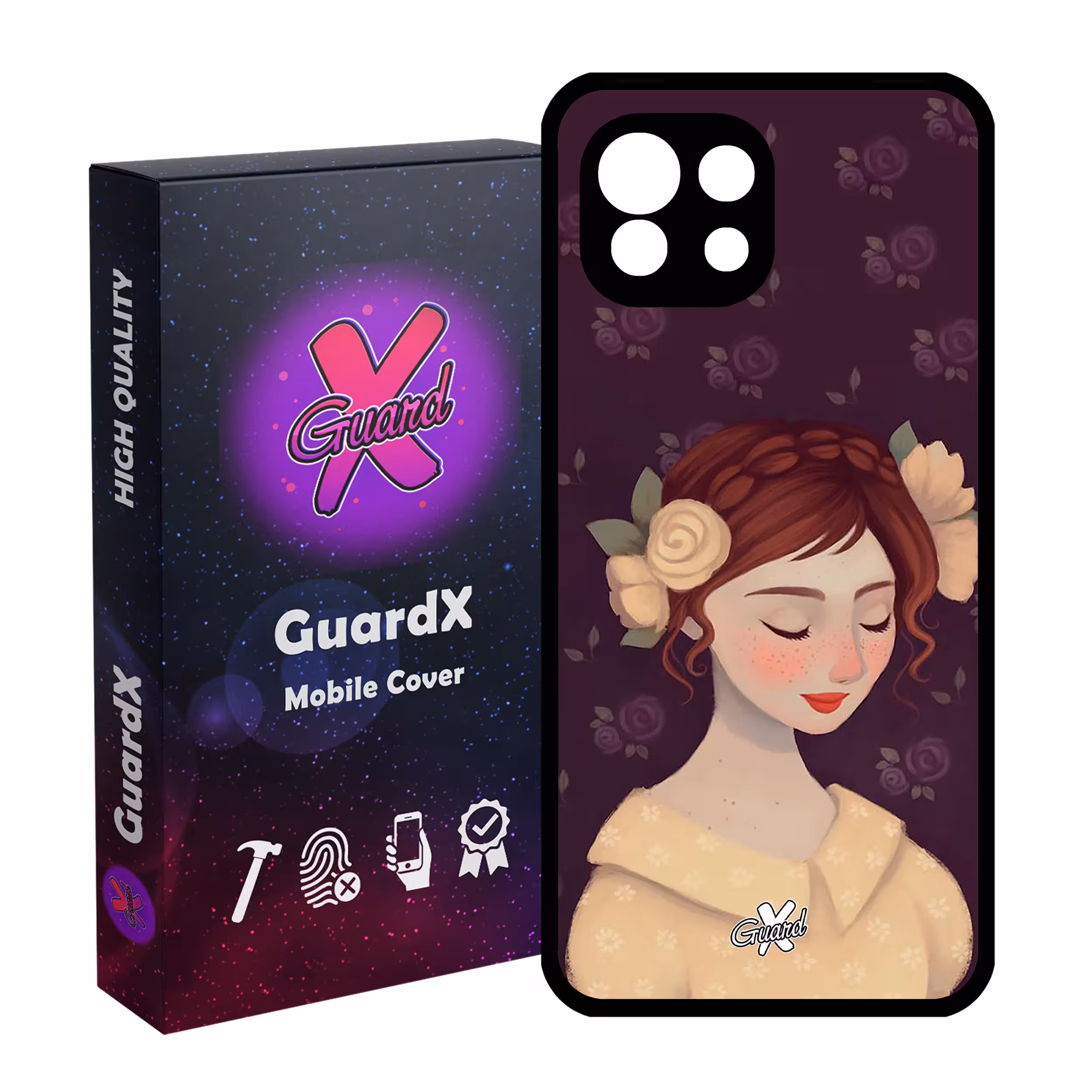 کاور گارد ایکس طرح Girl مدل Glass10325 مناسب برای گوشی موبایل شیائومی Mi 11 Lite