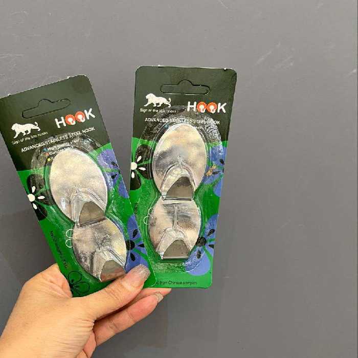 گیره چسبی 2 عددی استیل