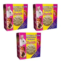 سنگ کلسیم جوندگان زوریچ کد SK-J-3 وزن 80 گرم بسته 3 عددی