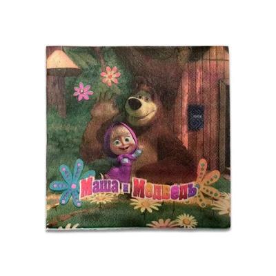 دستمال سفره ماشا ومیشا یکعددی