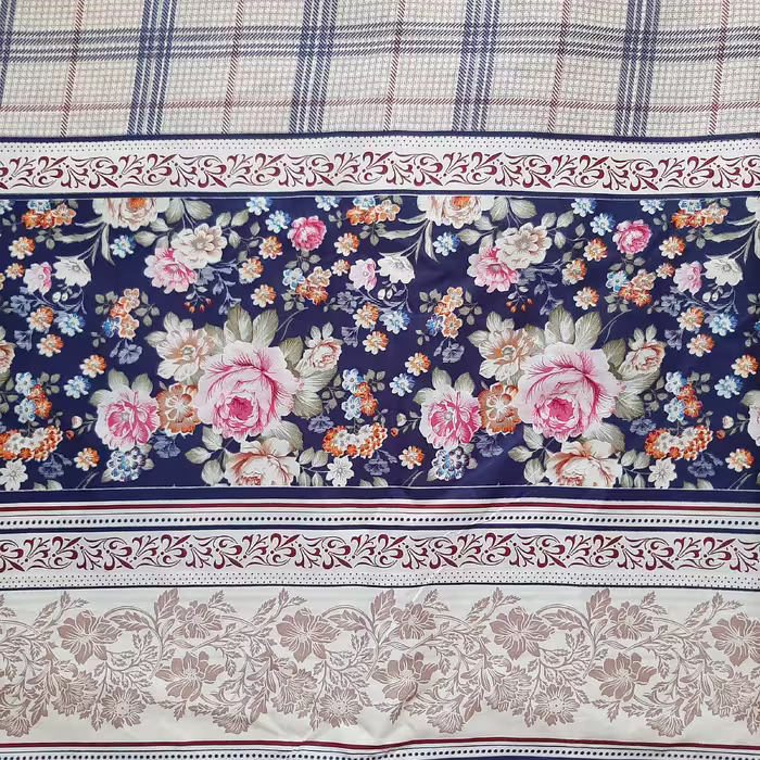 ملحفه مدل روانداز LS 517 یک نفره سایز 140×220 سانتی متر