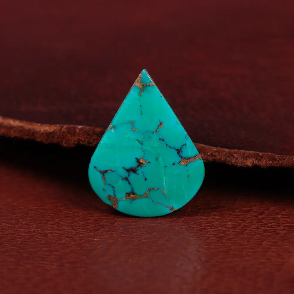 نگین فیروزه شجری کد 15367 - جواهری مشاهیر