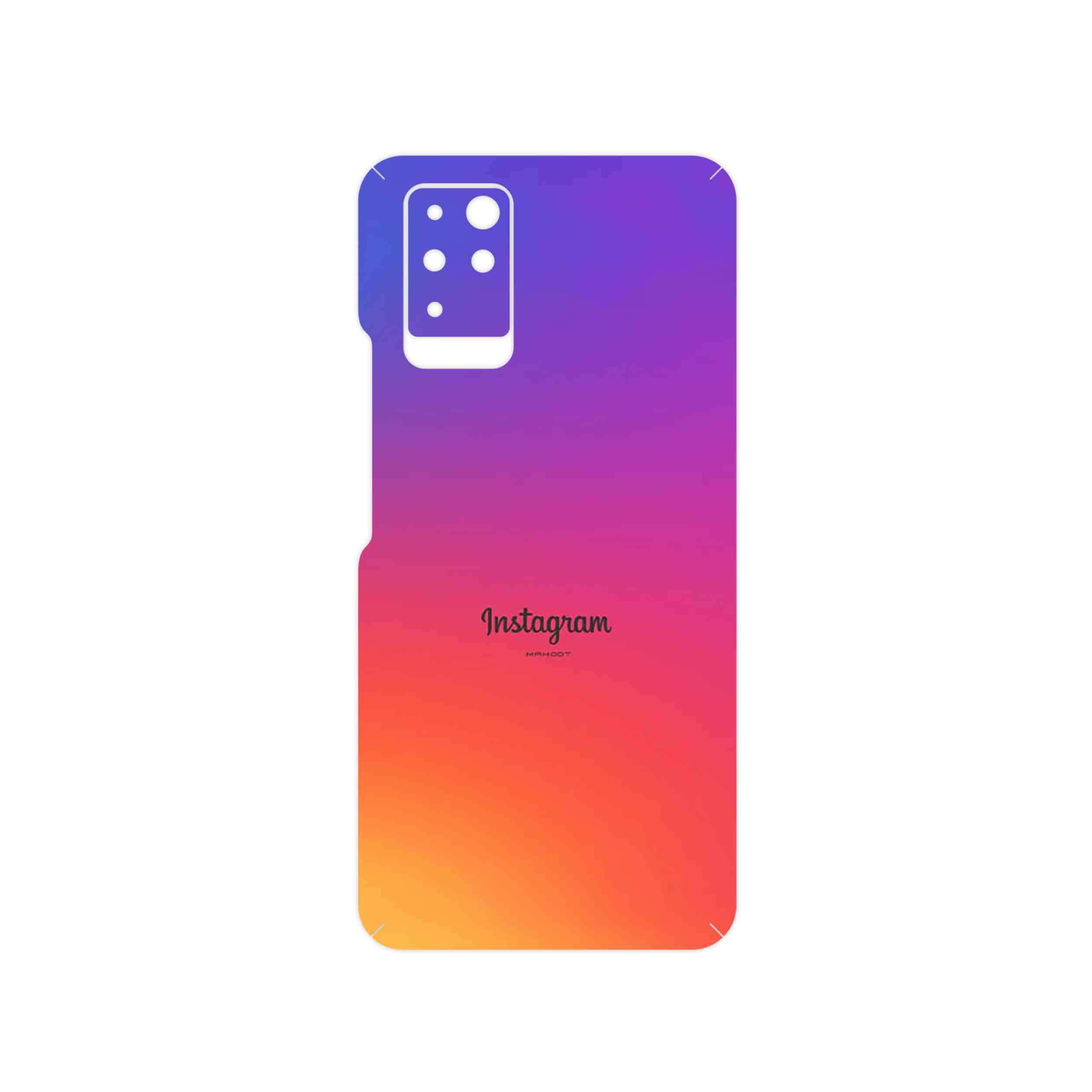 برچسب پوششی ماهوت مدل Instagram مناسب برای گوشی موبایل اینفینیکس Note 10