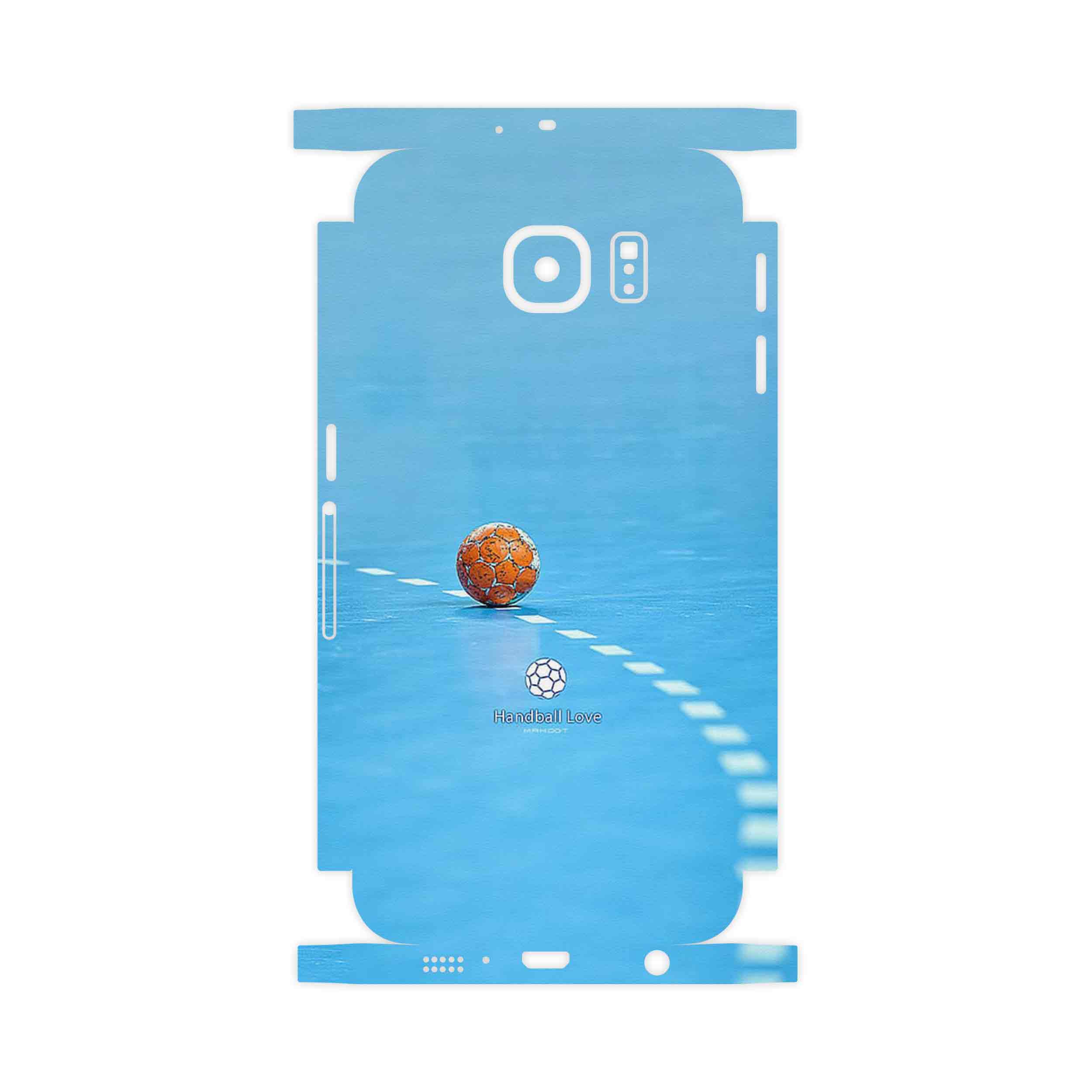 برچسب پوششی ماهوت مدل Handball-FullSkin مناسب برای گوشی موبایل سامسونگ Galaxy S6