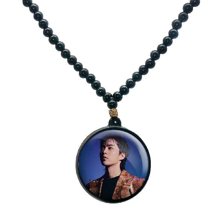 گردنبند پرمانه طرح exo کد pmd.13783 مدل دو طرفه