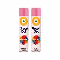 اسپری رنگ صورتی گرین دات مدل green2 حجم 300 میلی لیتر مجموعه 2 عددی