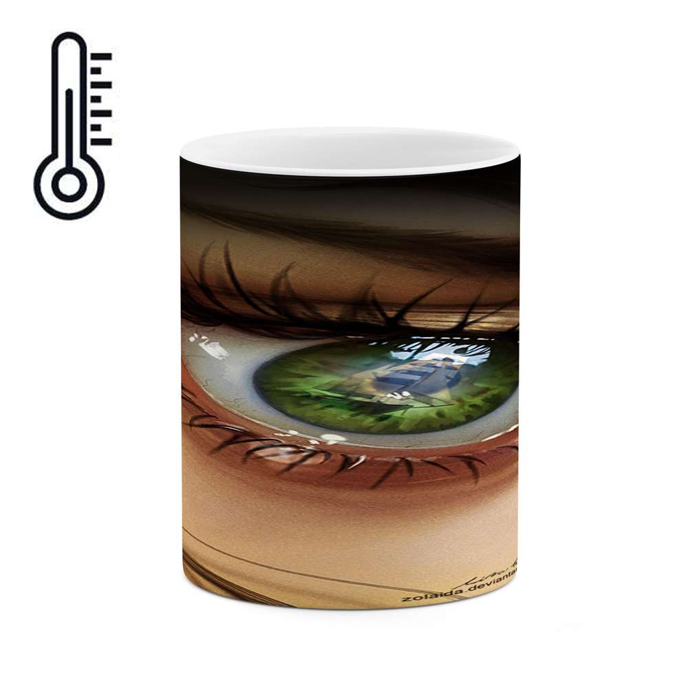 ماگ حرارتی کاکتی طرح نقاشی مدل mgh13996