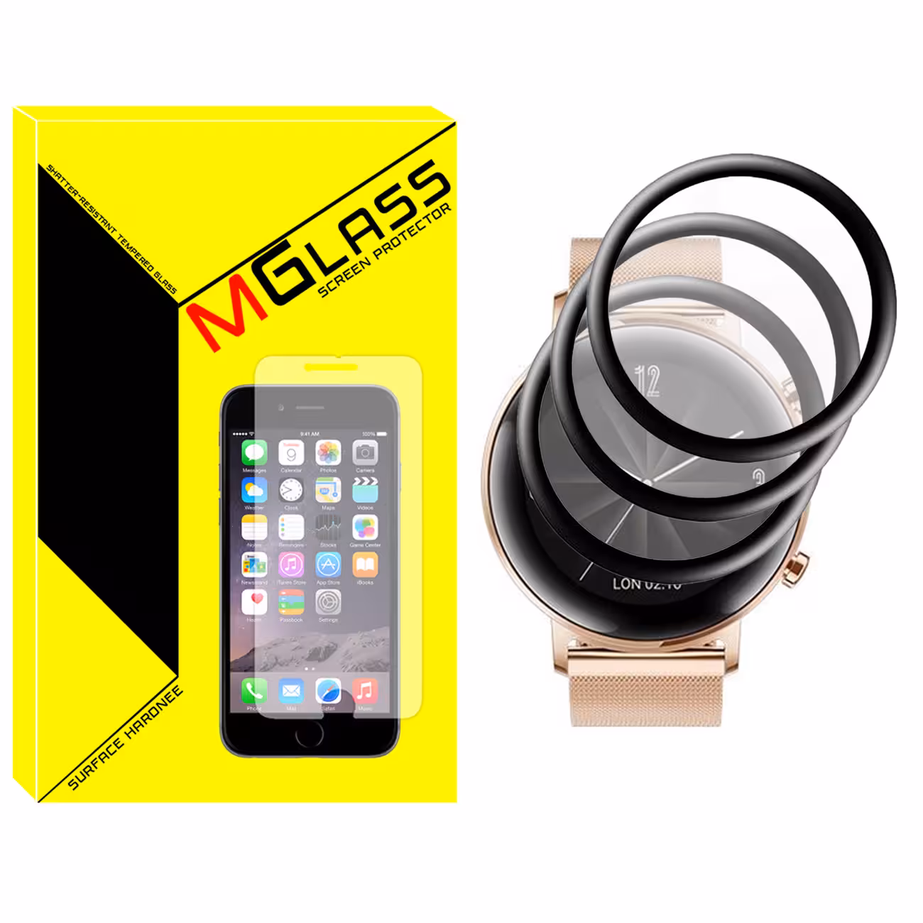 محافظ صفحه نمایش نانو ام گلس مدل NMG مناسب برای ساعت هوشمند هوآوی Watch GT2 42mm بسته سه عددی