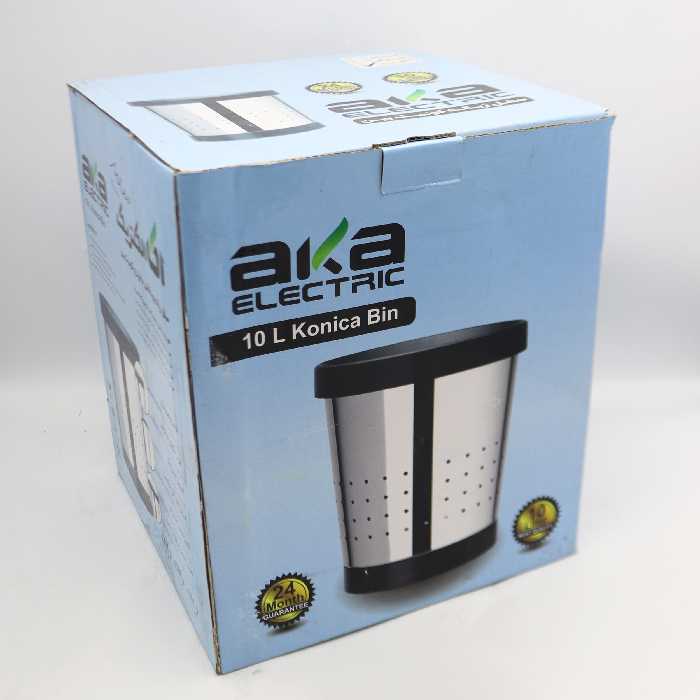 سطل زباله آکا الکتریک مدل کونیک بین کد YPS-ROZNAME-30CM