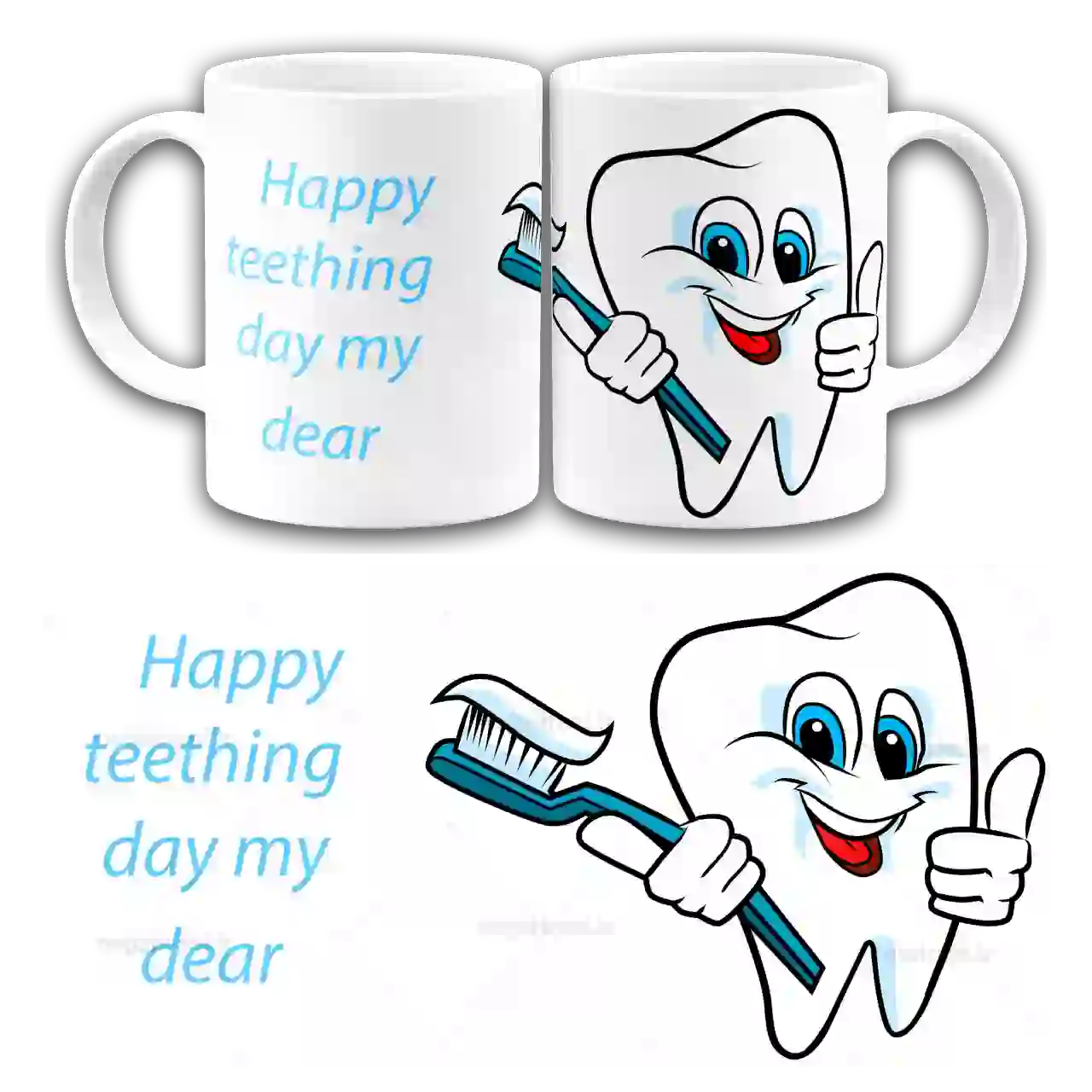 ماگ Happy teet day مدل AO6