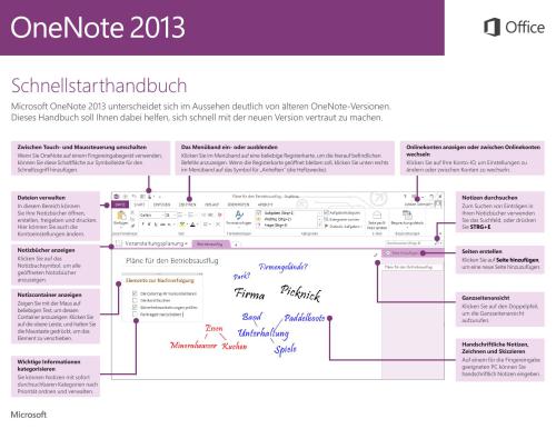 خرید و دانلود نسخه کامل کتاب Microsoft Corp. OneNote 2013. Schnellstarthandbuch