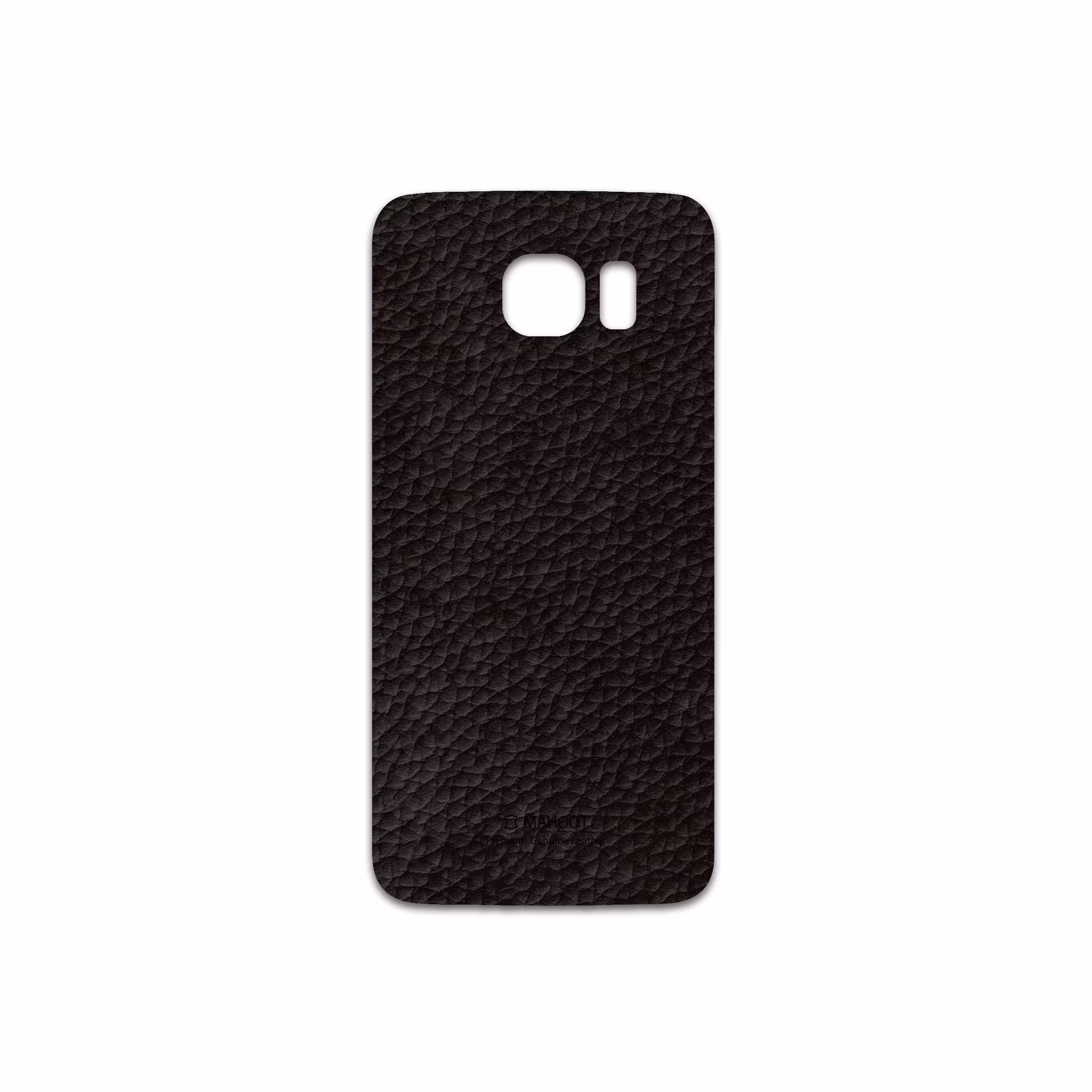 برچسب پوششی ماهوت مدل Dark-Brown-Leather مناسب برای گوشی موبایل سامسونگ Galaxy S6