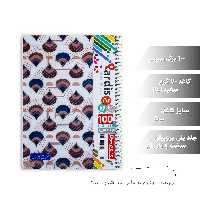 دفتر 100 برگ سیمی پردیس کاغذ 70 گرمی جلد پروپیلن سایز ب5 طرح بالن
