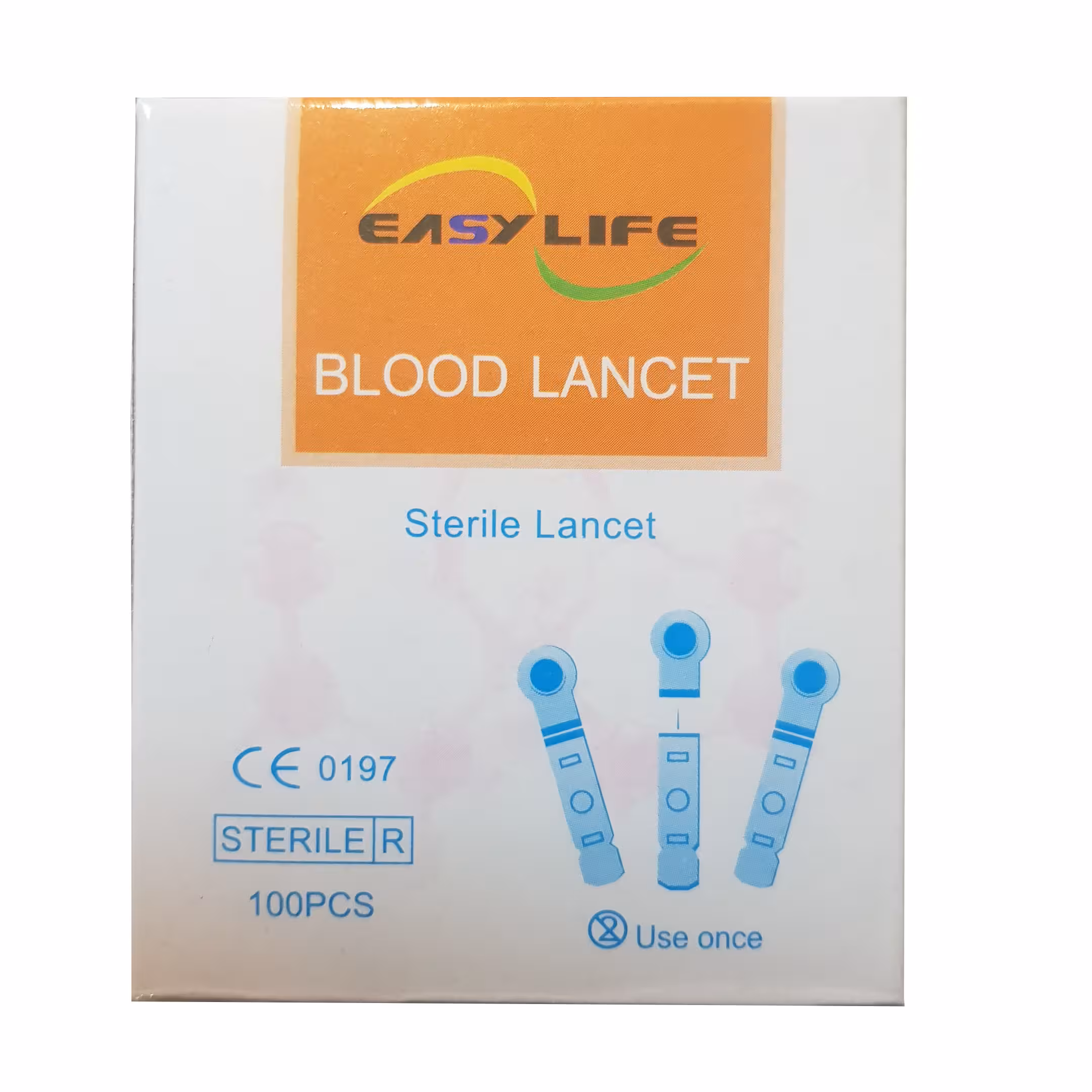 سوزن تست قند خون ایزی لایف مدل STERILE بسته 100 عددی