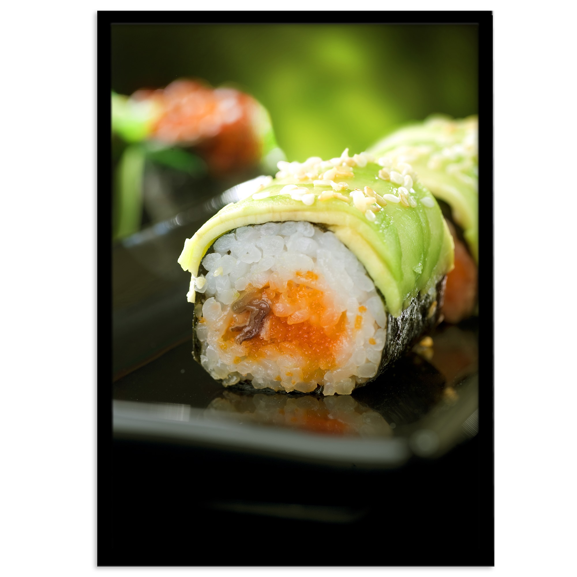 تابلو بکلیت طرح بشقاب سوشی مدل B-s462