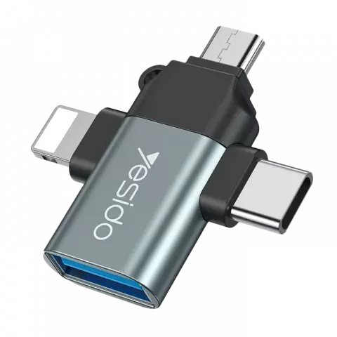 قیمت تبدیل 3 به 1 OTG یسیدو مدل GS15