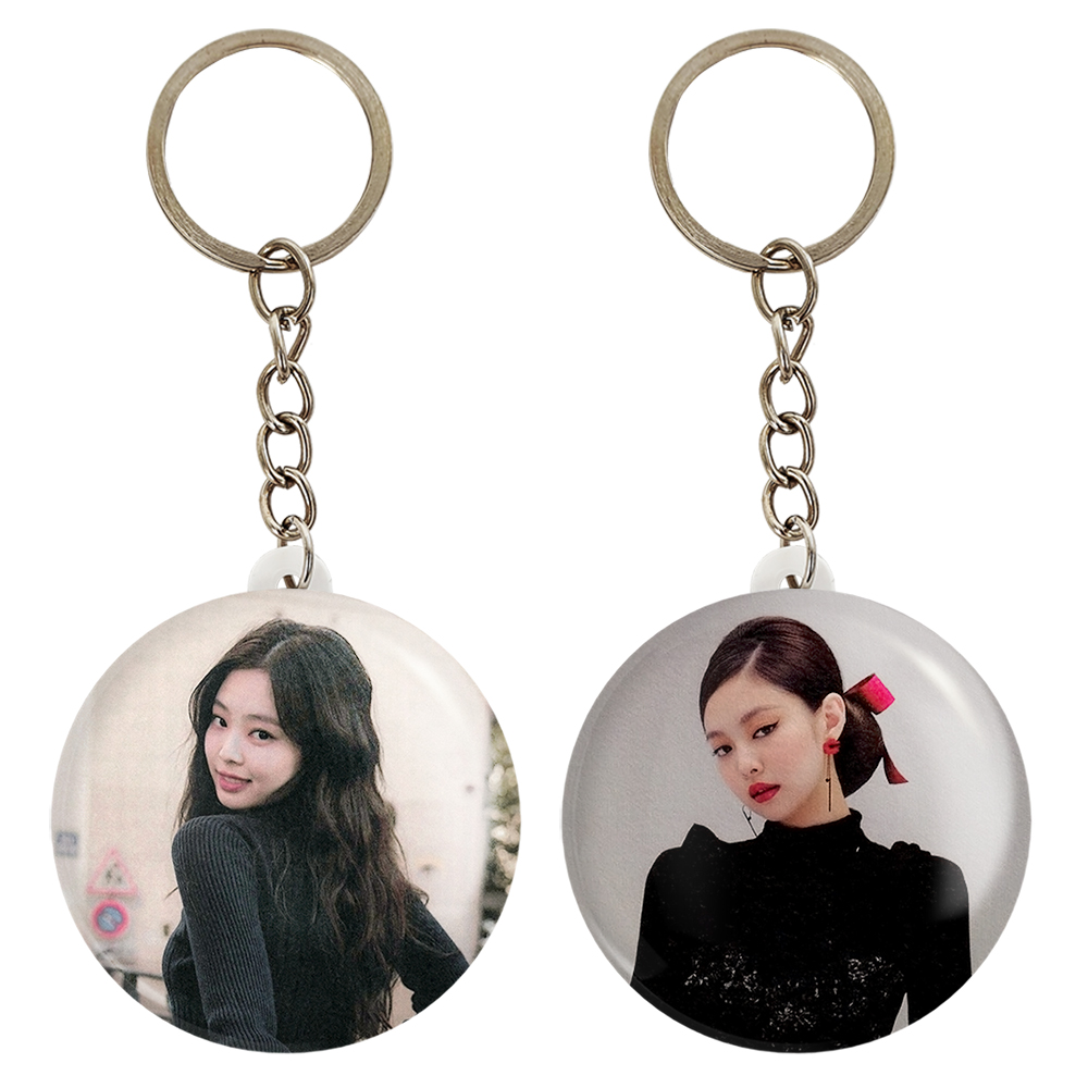 جاکلیدی خندالو مدل جنی گروه بلک پینک کد 35683569 مجموعه 2 عددی