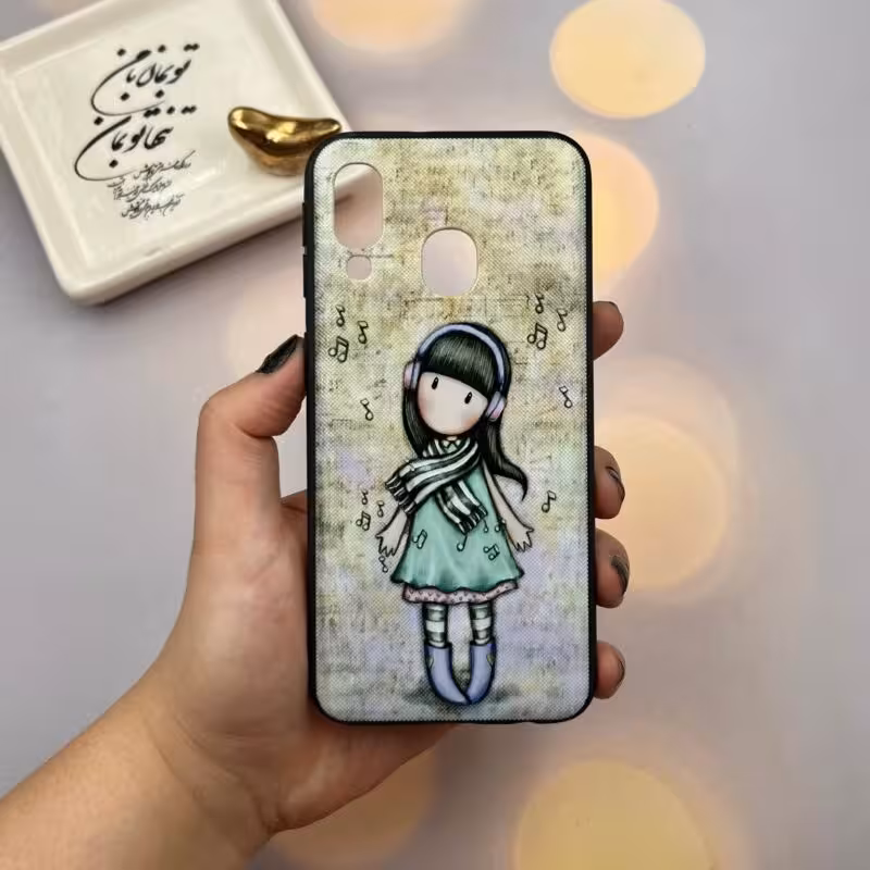 قاب گوشی Galaxy A40 سامسونگ دور ژله ای طرح فانتزی کد 29284