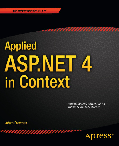 خرید و دانلود نسخه کامل کتاب Applied ASPNET 4 in Context