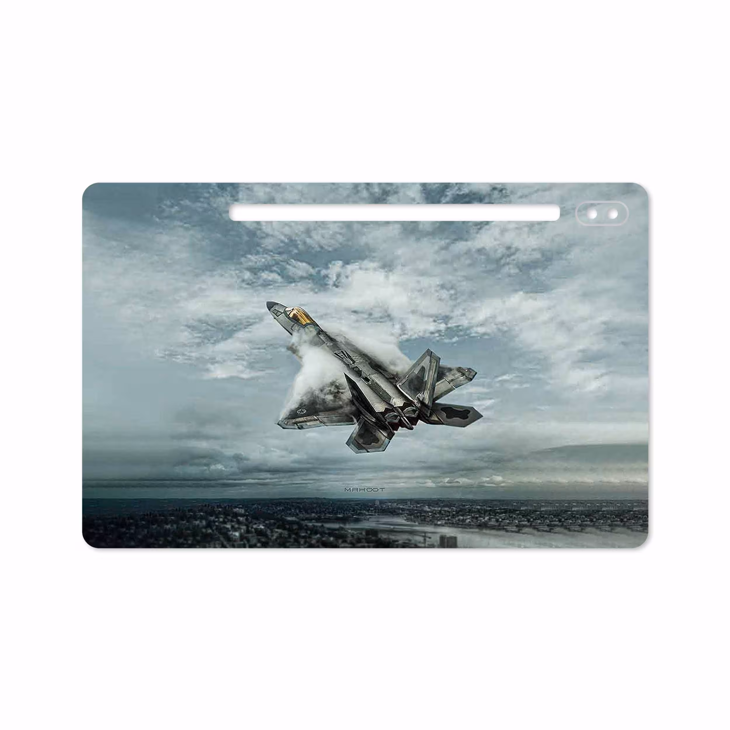 برچسب پوششی ماهوت مدل F-22 Raptor مناسب برای تبلت سامسونگ Galaxy Tab S6 2019 SM-T865