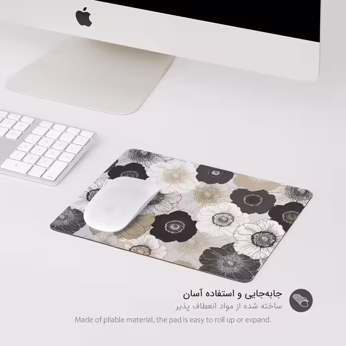 ماوس پد پیکسل میکسل مدل FLOWERS 