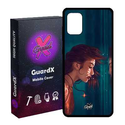 کاور گارد ایکس طرح دختر مدل Glass10371 مناسب برای گوشی موبایل سامسونگ Galaxy A31