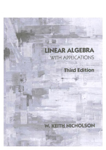 خرید و دانلود نسخه کامل کتاب Linear algebra with applications