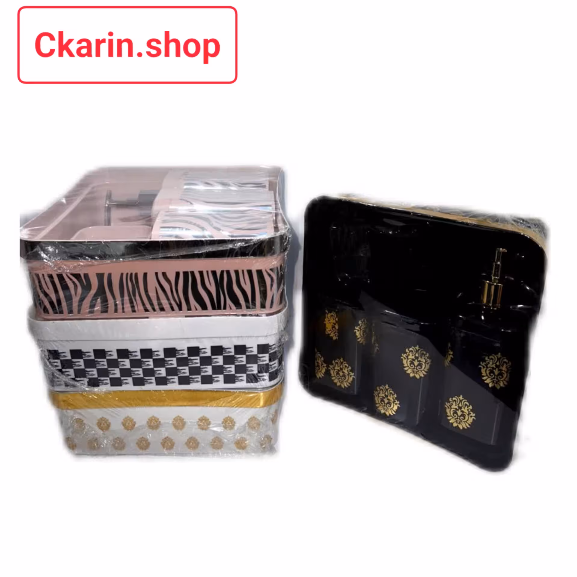ست روشویی5پارچه ماربل  