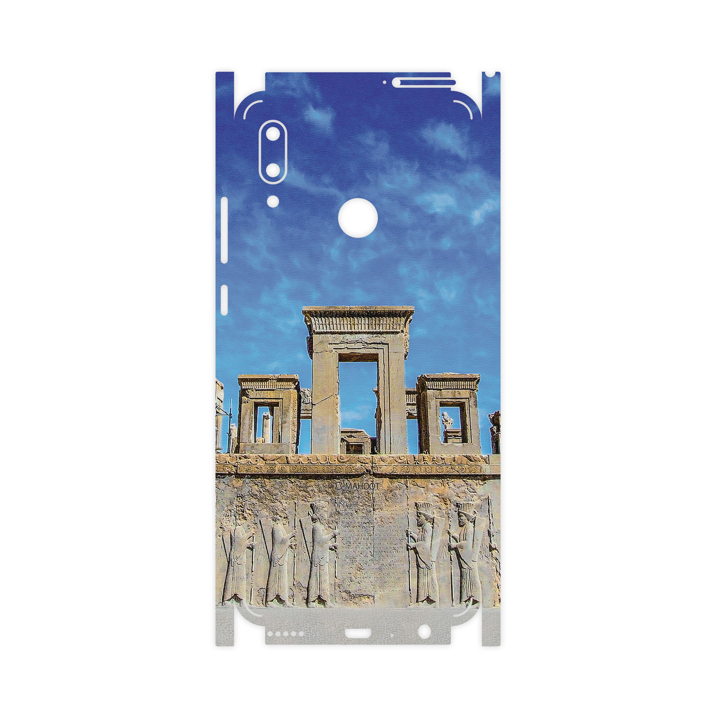 برچسب پوششی ماهوت مدل TAKHT-e-JAMSHID-FullSkin مناسب برای گوشی موبایل هوآوی P Smart 2019