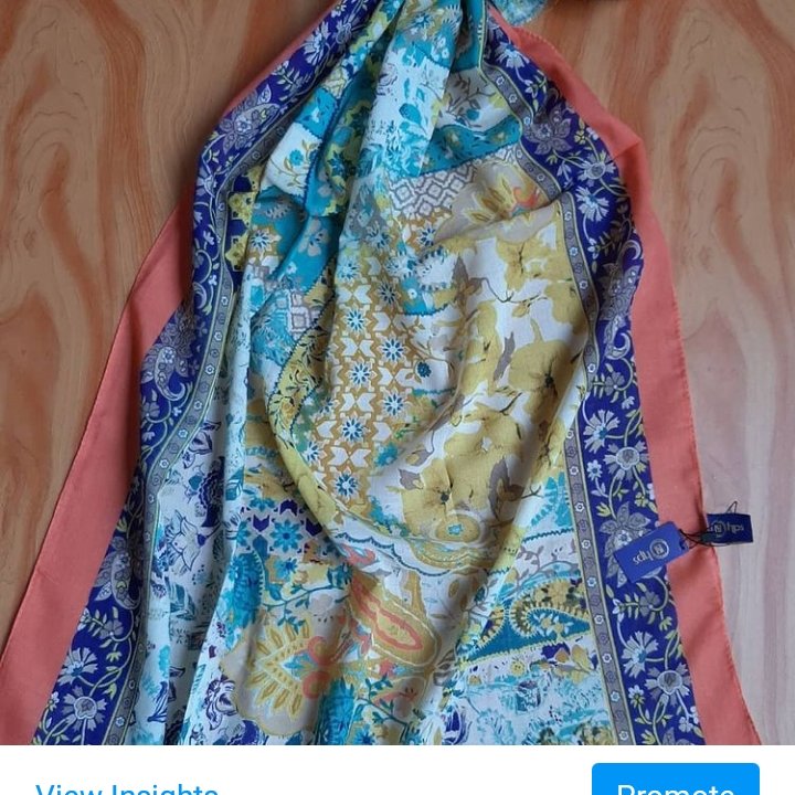 شال نخی گلبهی برندhpc