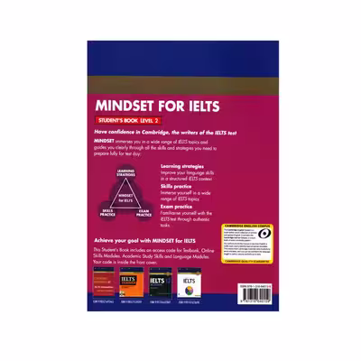 کتاب Cambridge English Mindset For IELTS اثر جمعی از نویسندگان انتشارات اشتیاق نور دو جلدی