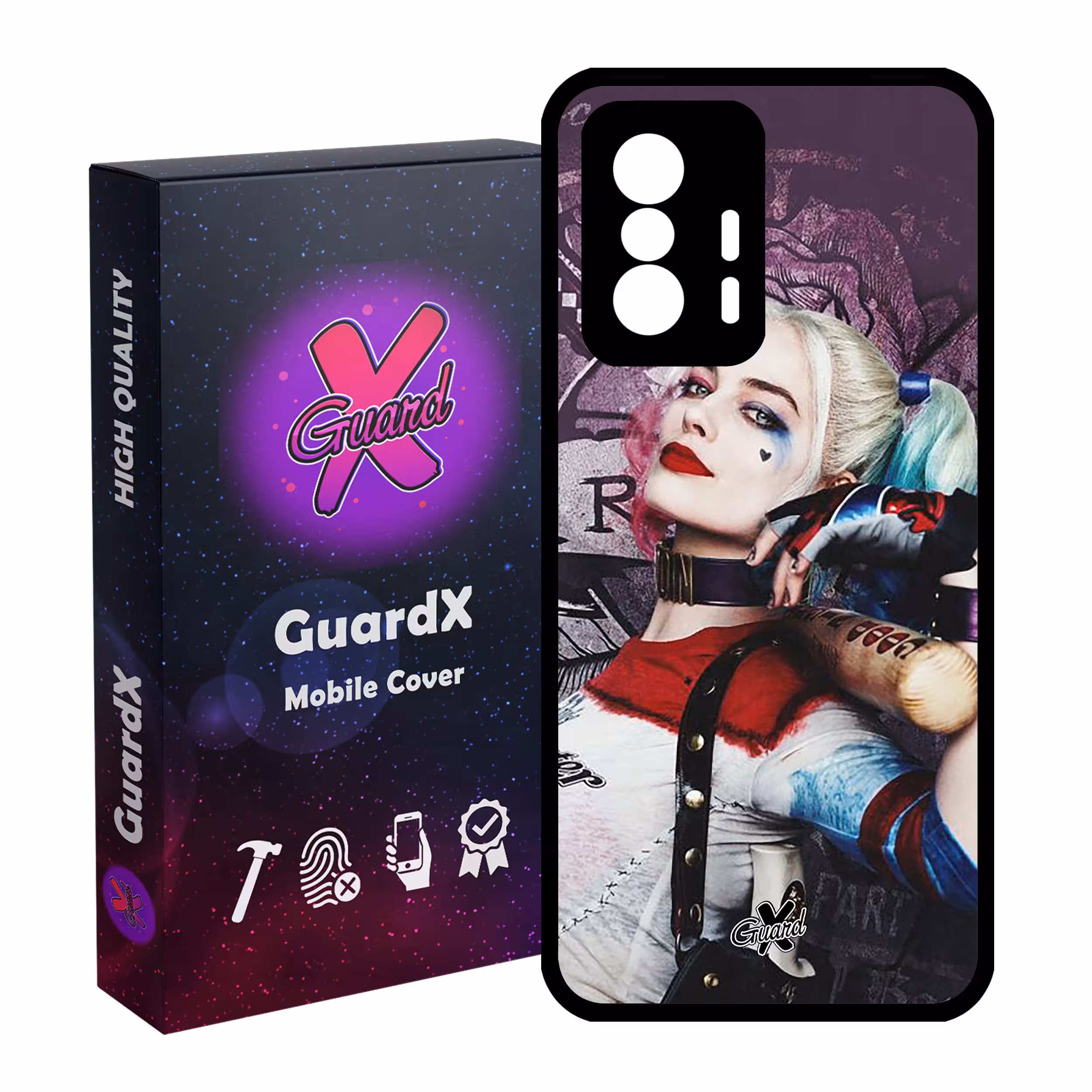 کاور گارد ایکس طرح Harley Quinn مدل Glass10235 مناسب برای گوشی موبایل شیائومی 11T Pro / 11T